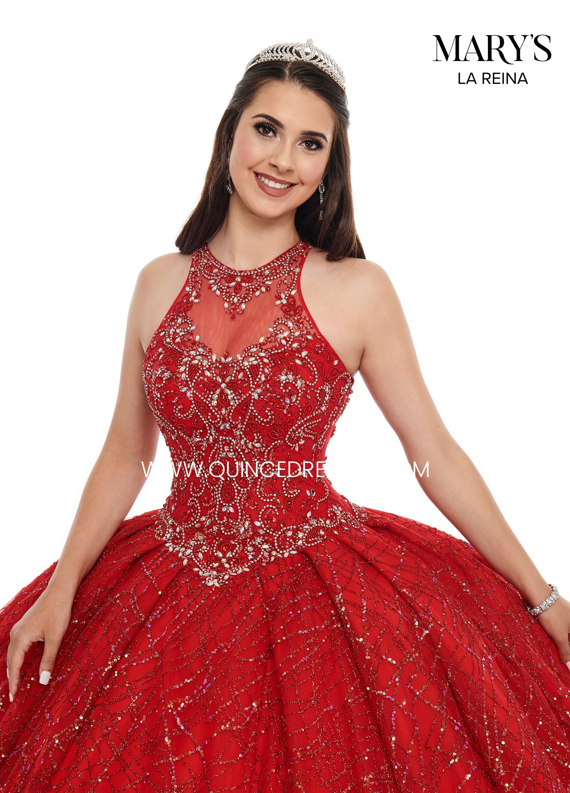 Red and Silver Quince Dresses