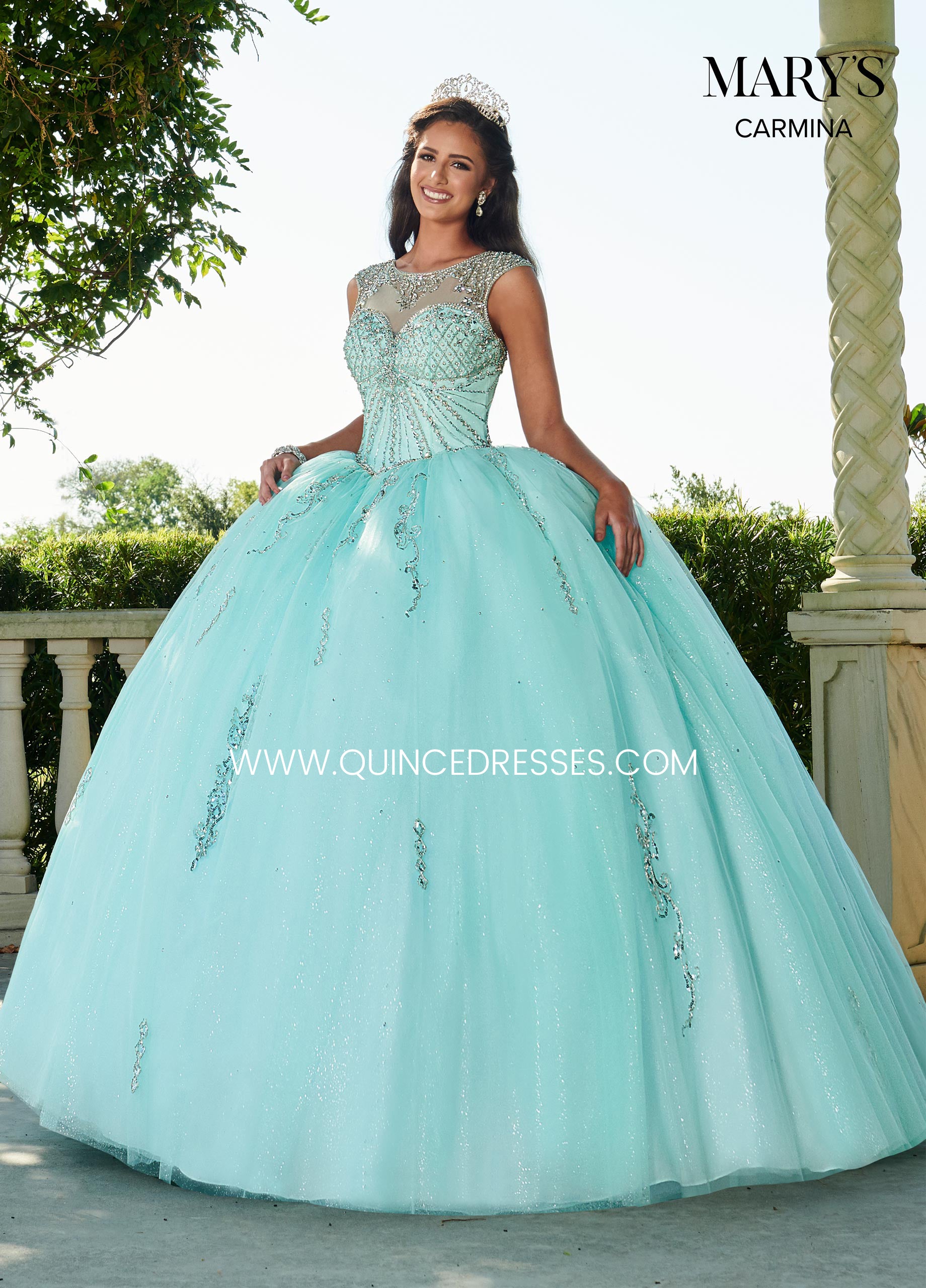 Tiffany blue hotsell quinceanera dresses